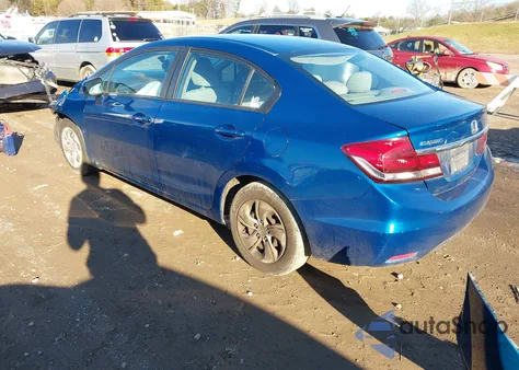 2014 Honda Civic Lx z USA, uszkodzony, nr VIN 2HGFB2F5XEH514137